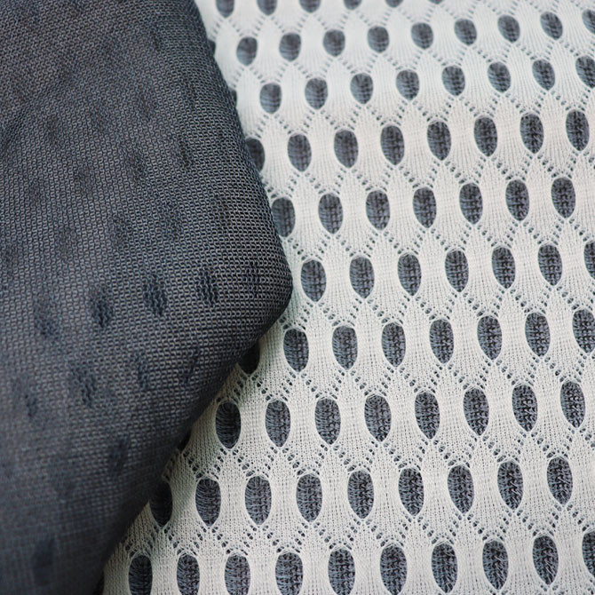 3mm 3d Spacer Fabric 50in To 60in Nero Colorato Filato Respirante Materiale di Maglia 0