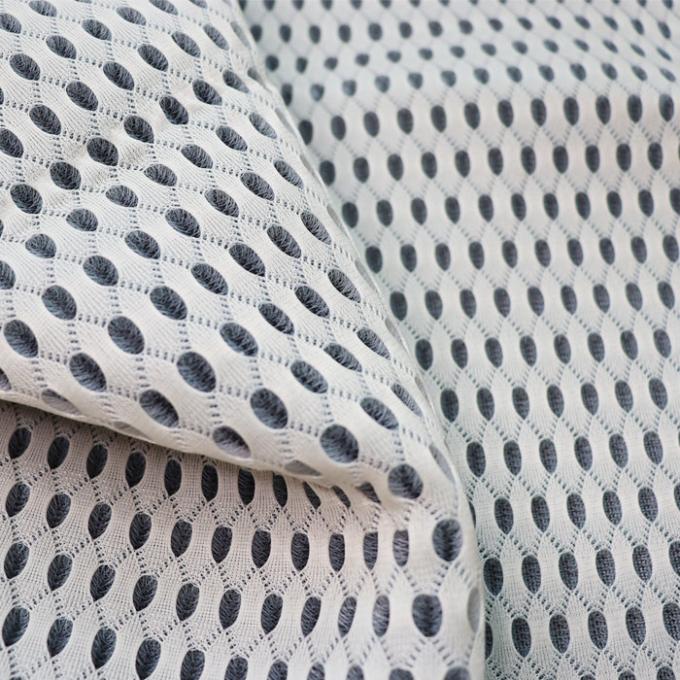 3mm 3d Spacer Fabric 50in To 60in Nero Colorato Filato Respirante Materiale di Maglia 1