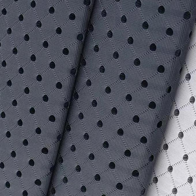 3mm 3d Spacer Fabric 50in To 60in Nero Colorato Filato Respirante Materiale di Maglia 1