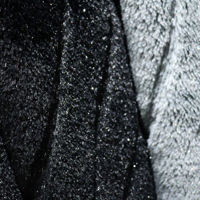 Good price 100% poliestere corallo velluto pelliccia finta coperta riscaldata Minky nero pelliccia finta coperta lancia in linea