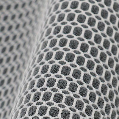 Good price Materiale di maglia 3D grigio 3mm 100% maglia di poliestere Tessuto assorbente di umidità in linea