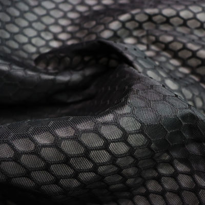 Good price 100% tessuto a maglia di poliestere a maglia a maglia Airmesh traspirante Spacer Mesh Fino tessuto a maglia nera in linea