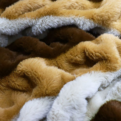 Good price Fuoco a prova di fuoco False Fur Throw Blanket 100 Polyester Blanket Flame Retardant in linea