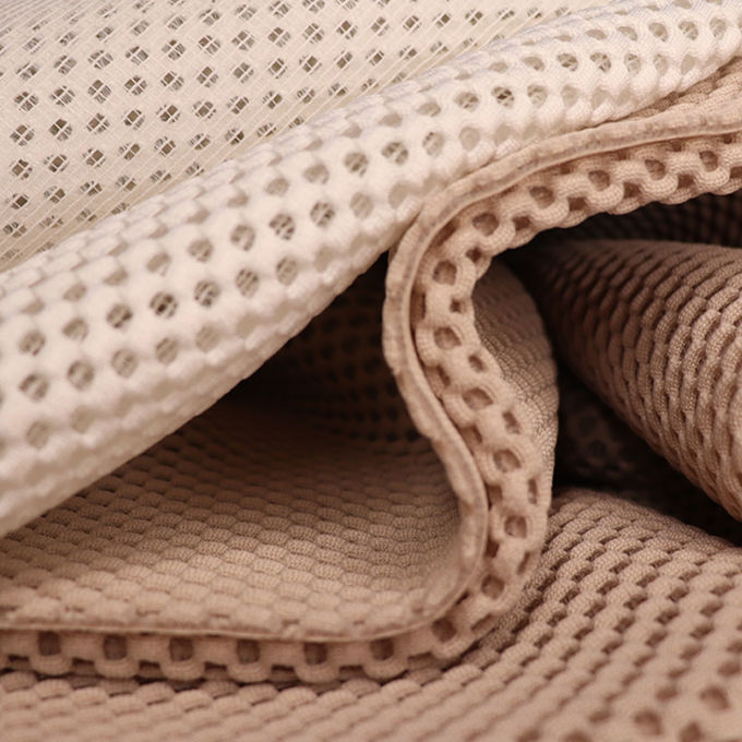 3 mm Materiale a maglia ad aria altamente resistente Tessuto a maglia ad aria antimicrobica 0