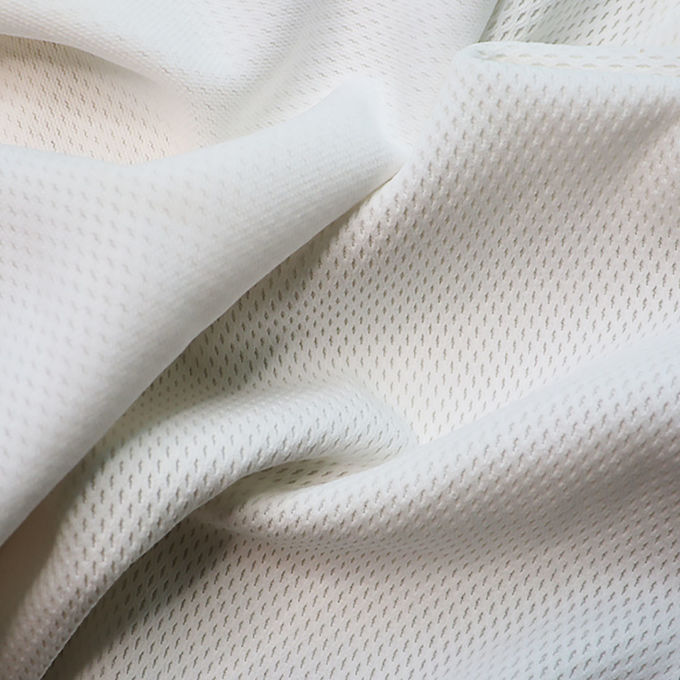 Materiale di maglia di poliestere riciclata colorata 3D Spacer Mesh Airmesh inferiore estensibile 2