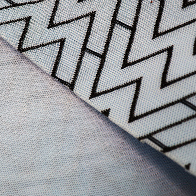 Filato a doppio colore 3D Spacer Mesh Inferiore Airmesh estensibile Polyester Athletic Mesh Fabric 0