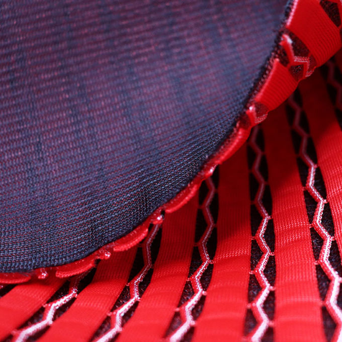 Sedile di schiena 450gm tessuto a maglia d'aria 100% tessuto a maglia di poliestere pesante 1