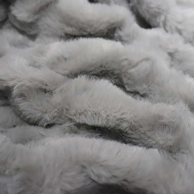 Fuoco a prova di fuoco False Fur Throw Blanket 100 Polyester Blanket Flame Retardant 4
