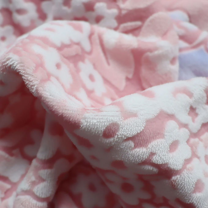 Copertina di velluto di corallo di poliestere doppio lato di pelliccia finta Letto lancia copertina fantasma 5