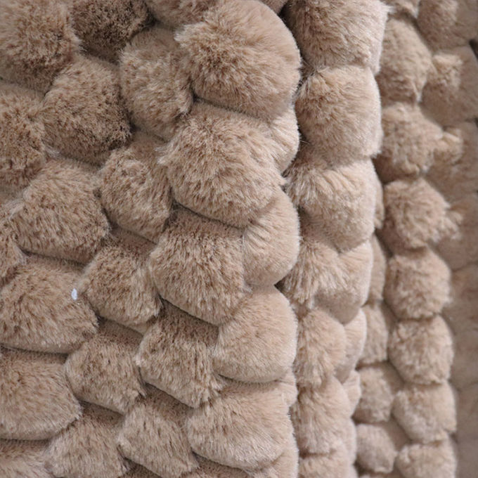 Fleece di corallo Luxury False Fur Throws Large False Fur Blanket Double Sided per l'inverno 3