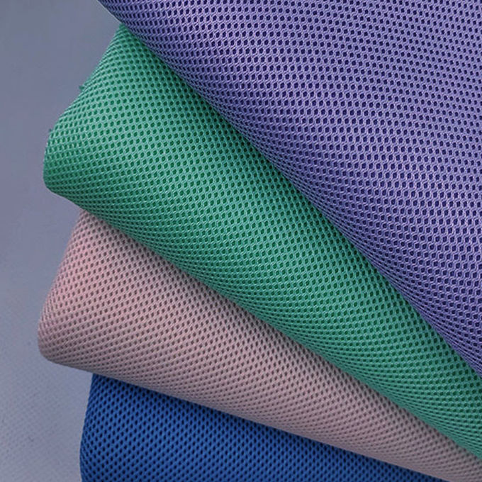 Anti-statico 3D Space Mesh Air Mesh Polyester Sports Mesh Tessuto Anti-microbico 4