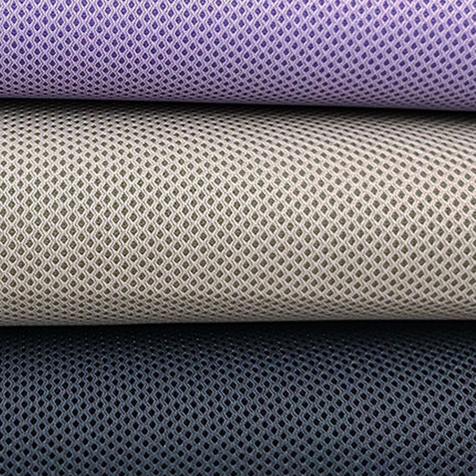 Anti-statico 3D Space Mesh Air Mesh Polyester Sports Mesh Tessuto Anti-microbico 3