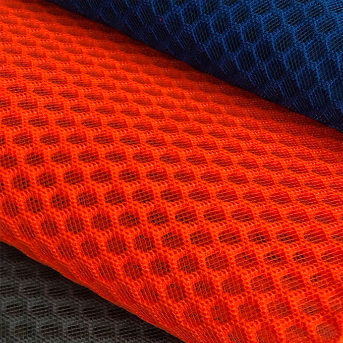 100% poliestere riciclata Poliestere a maglia a maglia Airmesh 3D Materiale a maglia 9