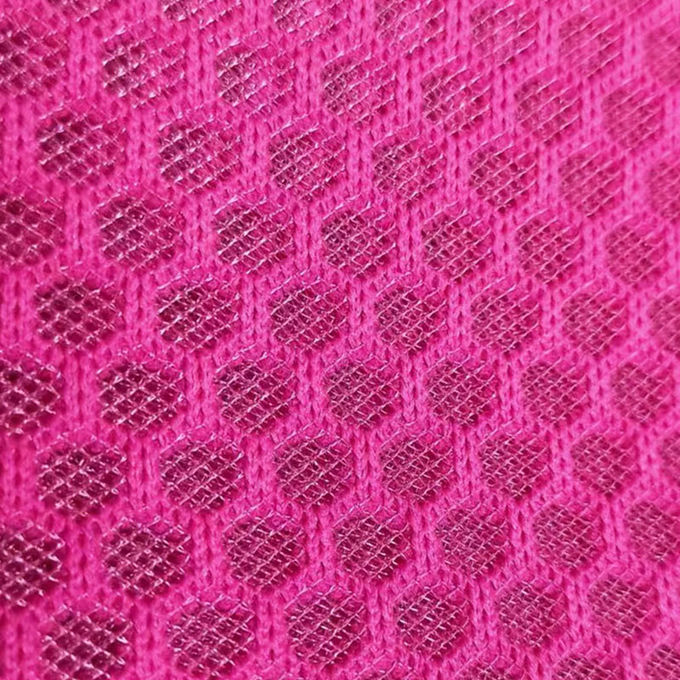 100% poliestere riciclata Poliestere a maglia a maglia Airmesh 3D Materiale a maglia 1