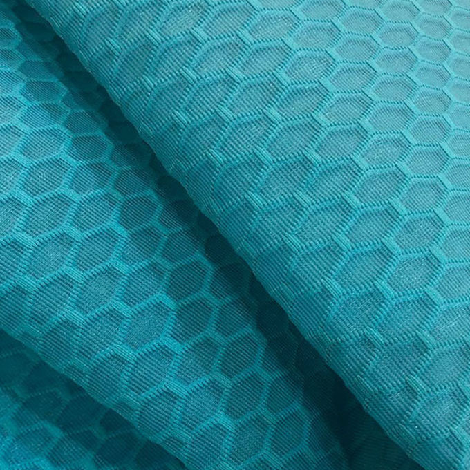 100% tessuto a maglia di poliestere a maglia a maglia Airmesh traspirante Spacer Mesh Fino tessuto a maglia nera 8