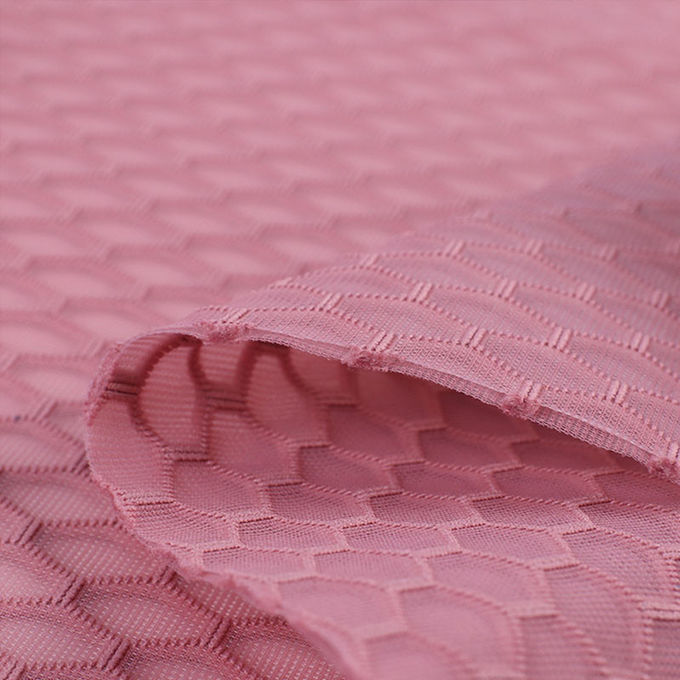 100% tessuto a maglia di poliestere a maglia a maglia Airmesh traspirante Spacer Mesh Fino tessuto a maglia nera 4