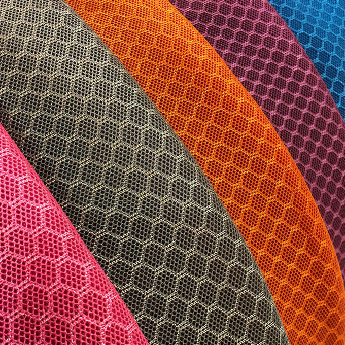 3mm Airmesh a maglia 250GSM Polyester Sport Mesh Tessuto a prova di lacrime per bagagli 5