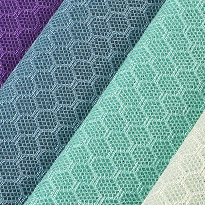 3mm Airmesh a maglia 250GSM Polyester Sport Mesh Tessuto a prova di lacrime per bagagli 1