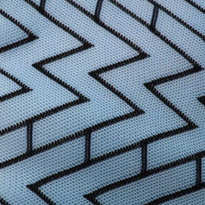 Filato a doppio colore 3D Spacer Mesh Inferiore Airmesh estensibile Polyester Athletic Mesh Fabric 2