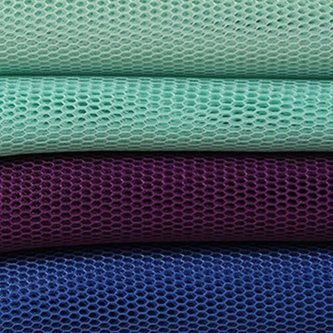 Memoria 4mm 3D Mesh Materiale Polyester Mesh Tessuto altamente traspirante 5