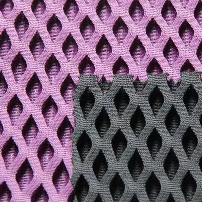Tessuto a maglia sportiva in poliestere 100% traspirante tessuto a maglia 3D 10 mm - 20 mm 1