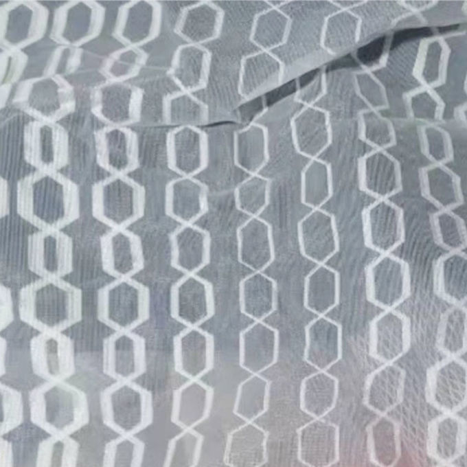 Tessuto a maglia di poliestere semitransparente 2