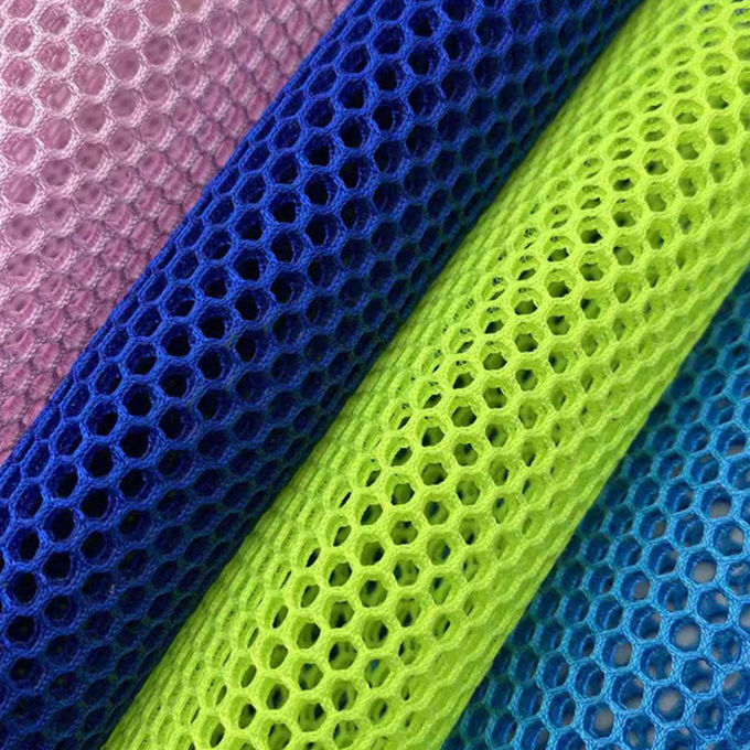 220gm resistente all'acqua Air Mesh tessuto a maglia 100 Polyester Mesh per Beding 6